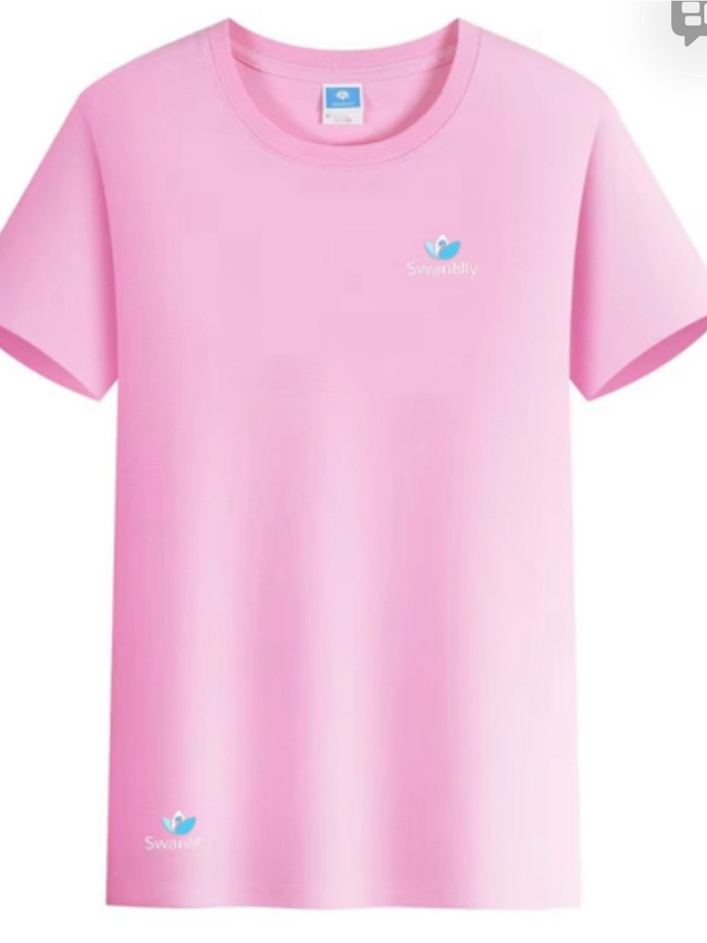 Men's Short-Sleeve Crewneck Tee in Pale Pink